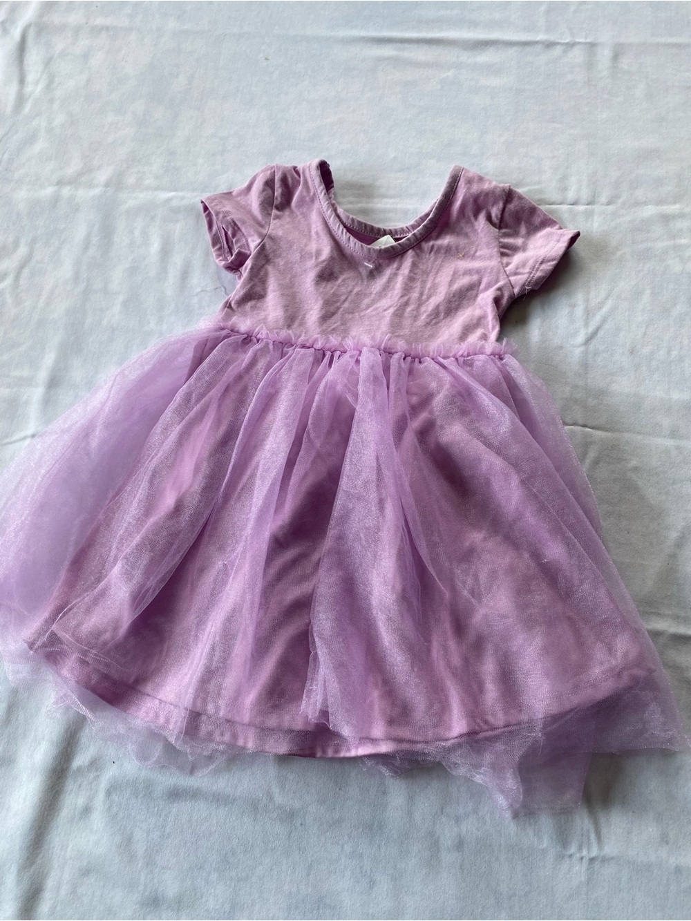 New Disney Princess Purple Tulle Dress Size 3 Toddler - Picture 4 of 5